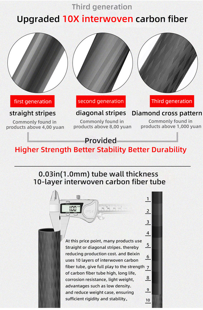  Professional carbon fiber tripod-3 section, 129d1