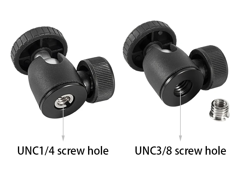 14 Screw Hole Tripod Mount Camera Head Adapter Ball Head (8)w0u