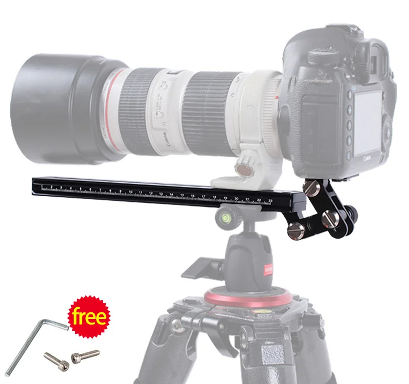 Long Nodal Slide Rail Telephoto Lens Bracket For RRS ARCA SWISS Camera Tripod (9)ql5