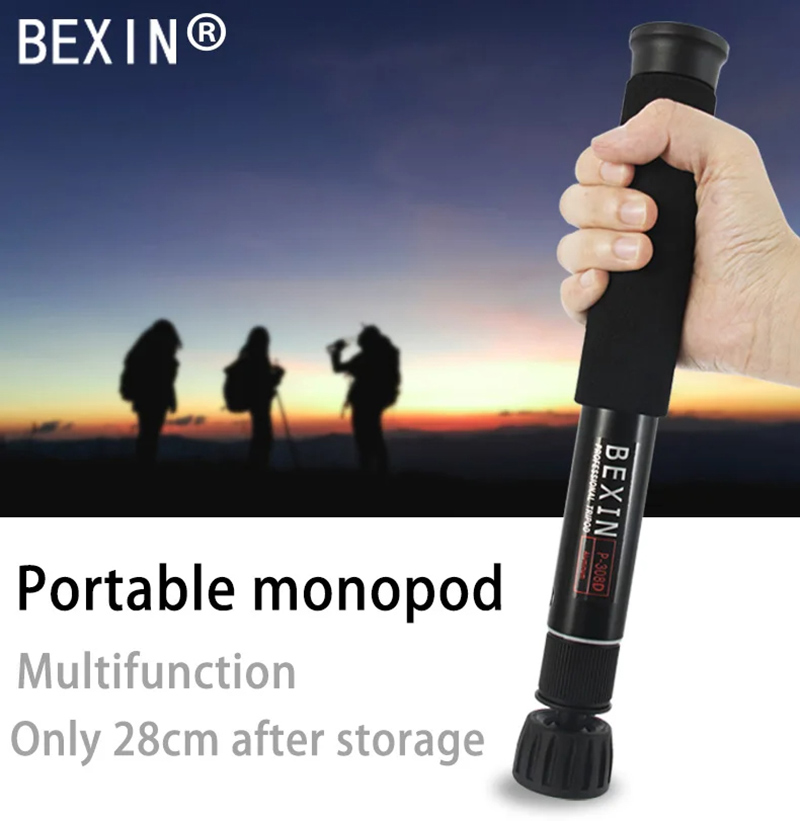 Extendable Camera Tripod Monopod Selfie Stick for Sony Canon Nikon Camera DSLR  (1)bz6