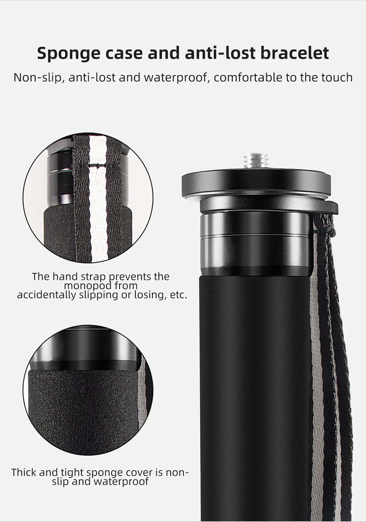  Light Professional Carbon Fiber Portable Travel Monopod (7)az7