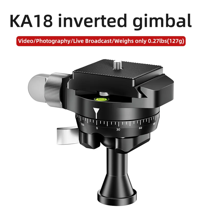 BEXIN KA-18 Inverted Ball Head for Photography and Videography (1)dnc