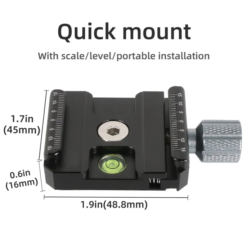 Aluminum Alloy CNC Mini Tripod Head for Canon Nikon Sony DSLR ILDC Cameras Tripod (5)9is