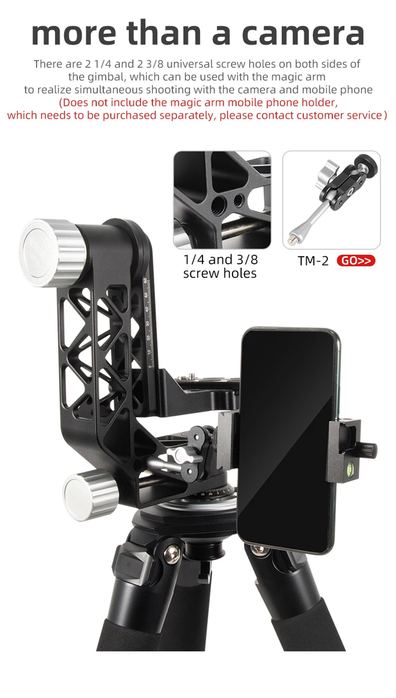 BEXIN GH-3 360 degree follow-up anti shake cantilever gimbal stabilizer for Camera (13)v0v