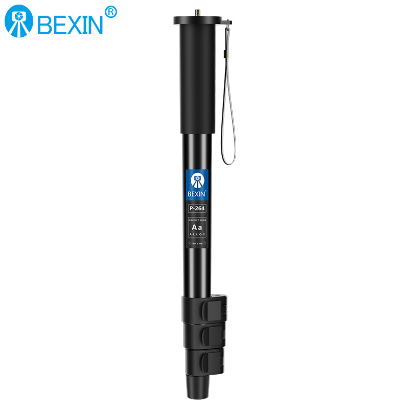 Aluminum Alloy Material Adjustable Monopod With Buckle Design For Cameras