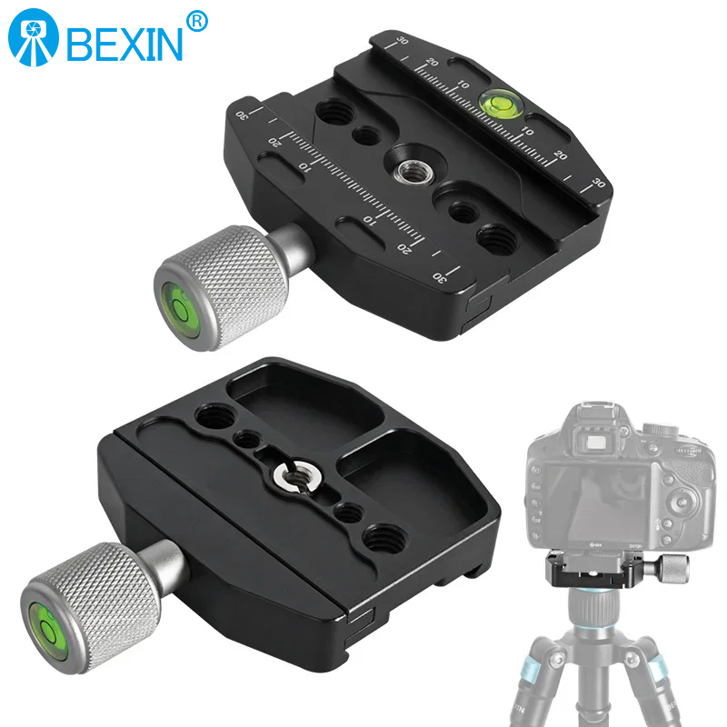 BEXIN QR-70N Clamp Quick Release Plate for Arca SWISS Manfrotto Gitzo Tripod Ball Head