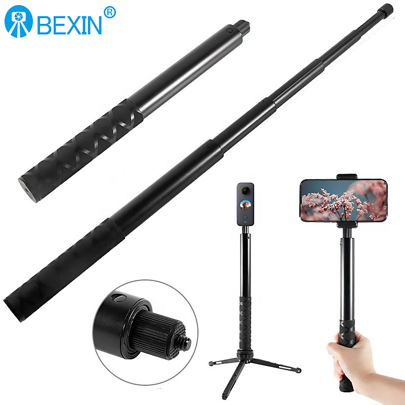 Universal Extension Rod Selfie Rod For Sony, Sports Camera, Phone Clip