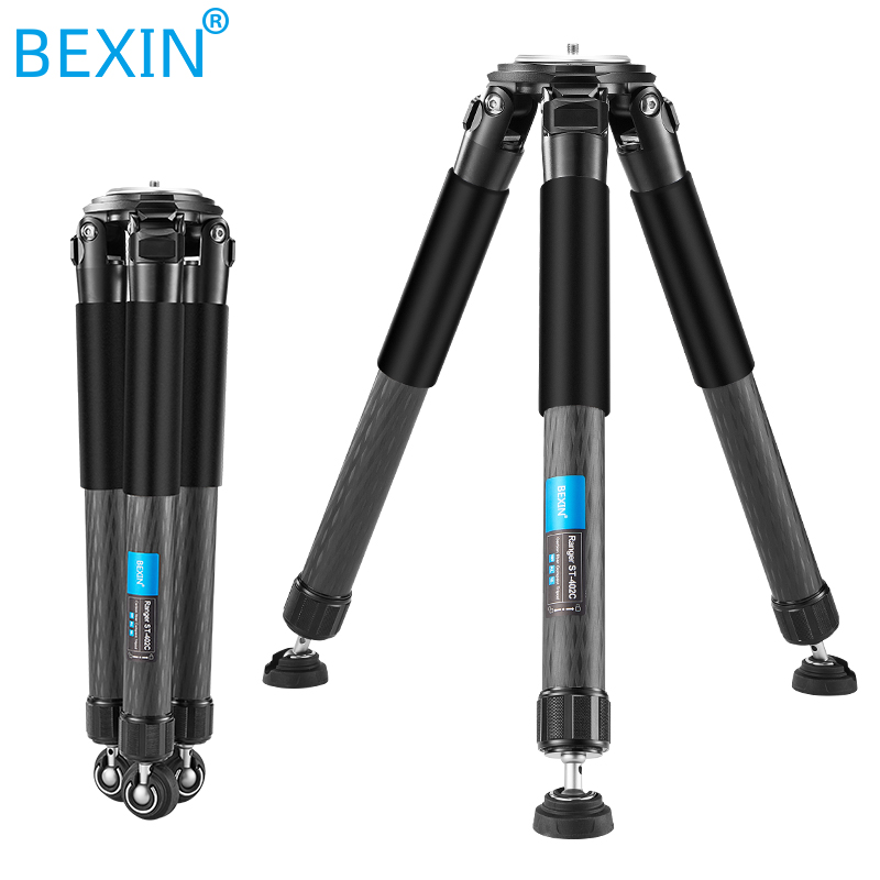BEXIN tripod ST-402C carbon fiber 2-section portable SLR camera camera telephoto lens shoot bird tripod bracket.