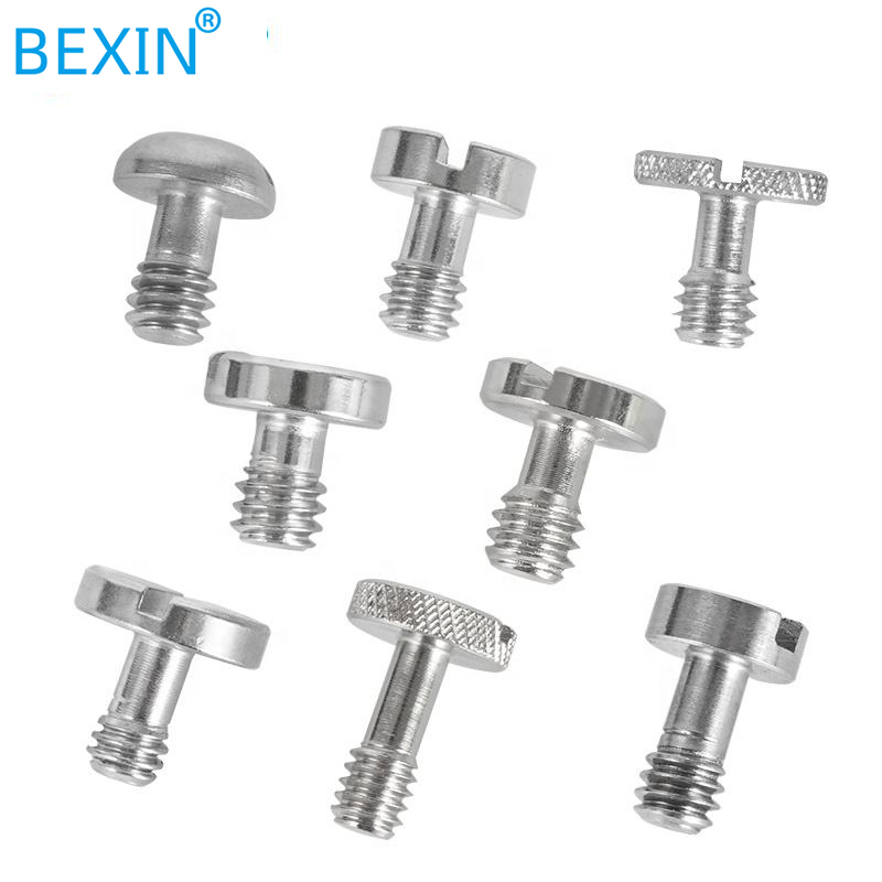 BEXIN Inch 1/4 SLR camera screw head quick mounting plate quick removal screw tripod flat head screw.