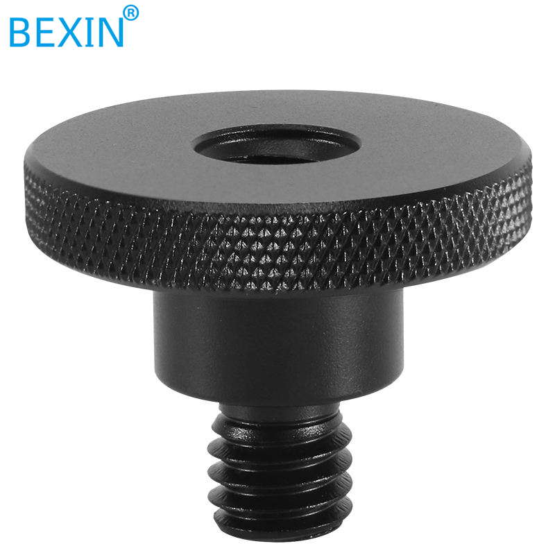 BEXIN photography adapter 3/8 to 1/4 aluminum alloy threaded male female conversion accessory tripod conversion screw.
