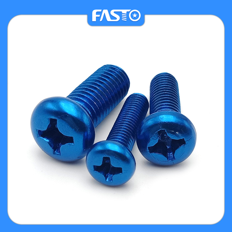 Blue Series Aluminium Fasteners Electro-Phoretic Coating