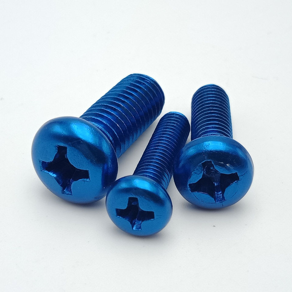 Blue Series Aluminum Fasteners Electro-Phoretic Coating