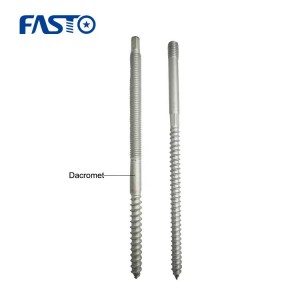 Boulons de suspension Dacromet en acier inoxydable de haute qualité