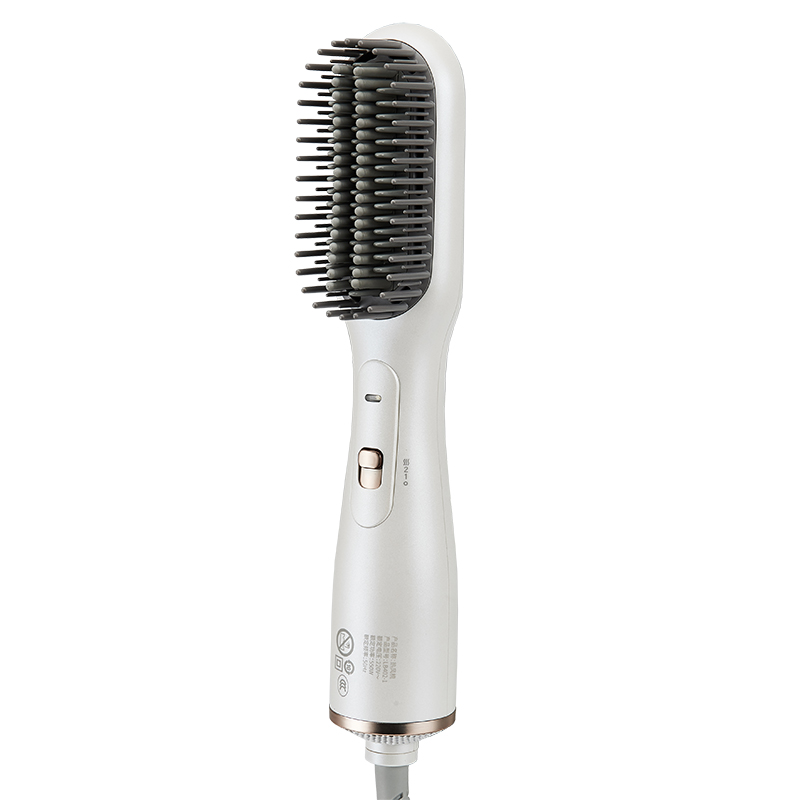 Mini spazzola per capelli ad aria calda con cavo girevole