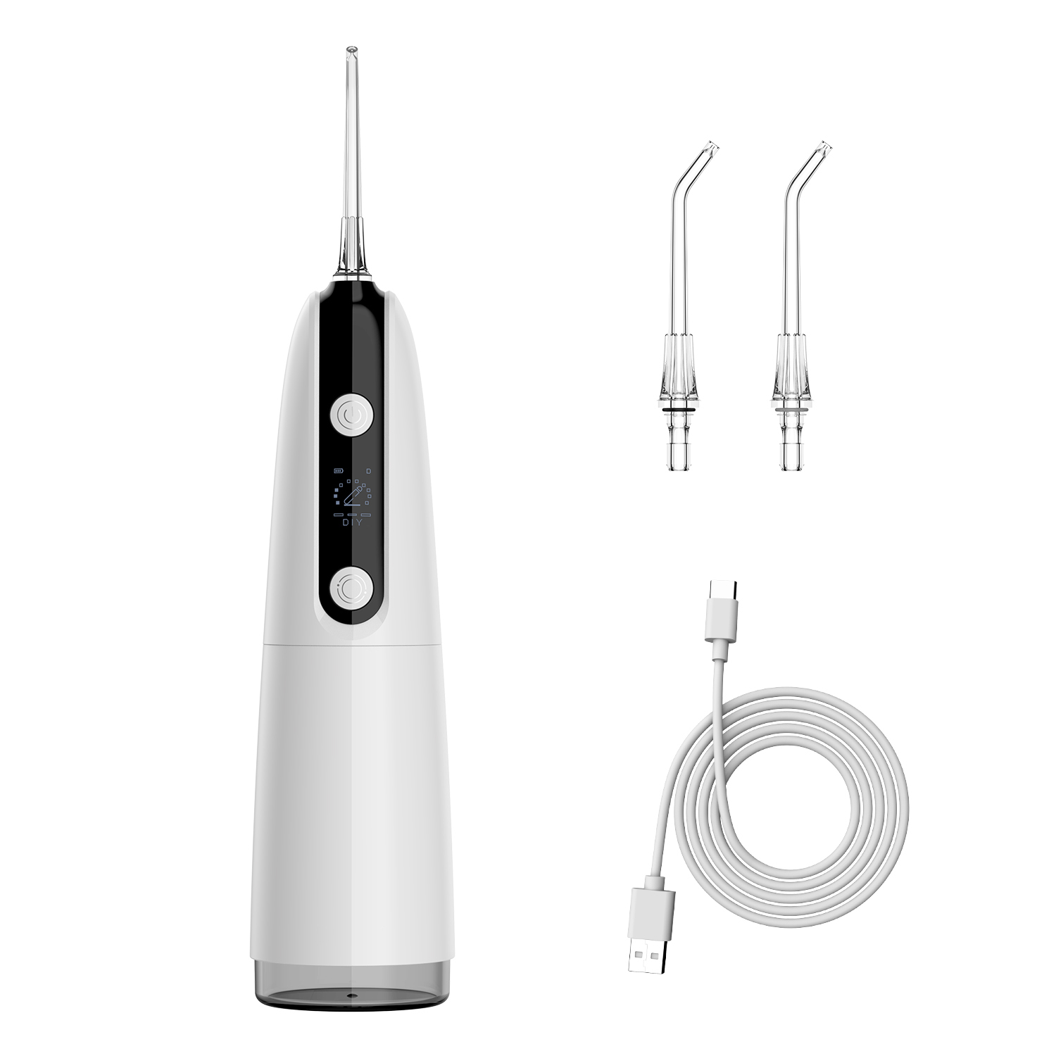 Smart water flosser for daily oral cleaning