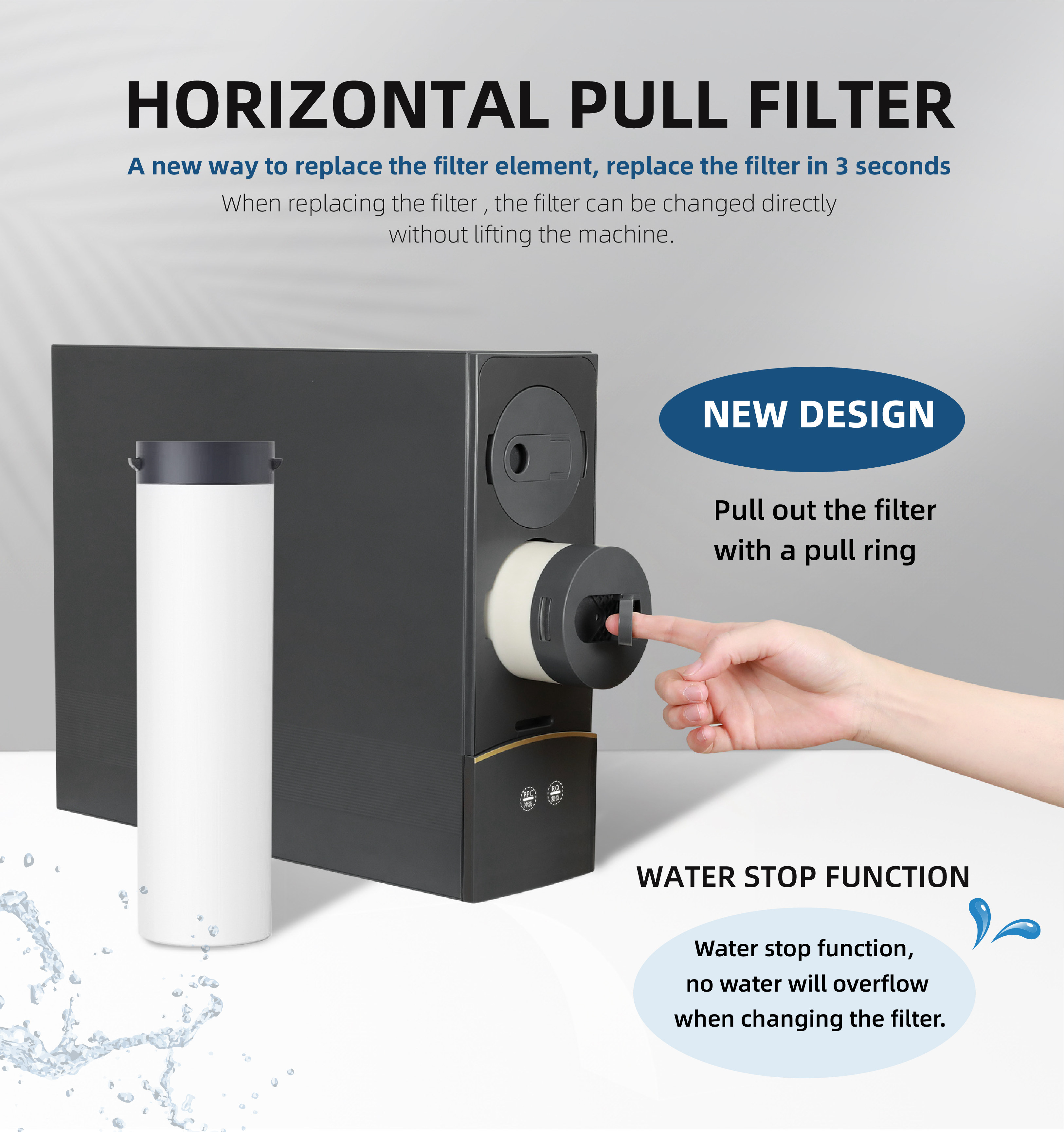 easy replace water purifier