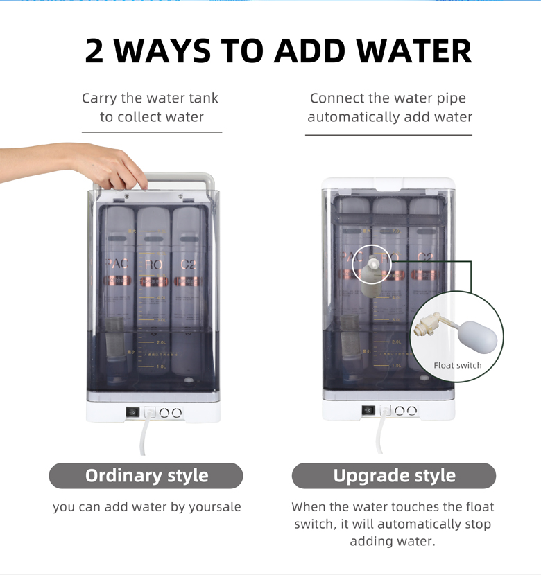 réservoir distributeur d'eau chaude et normale