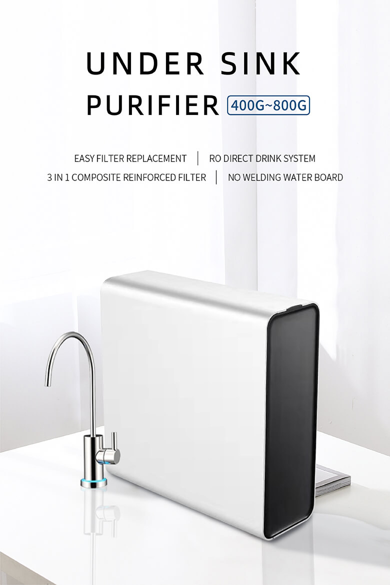 Purificador de agua debajo del fregadero con filtro de agua de ósmosis inversa1