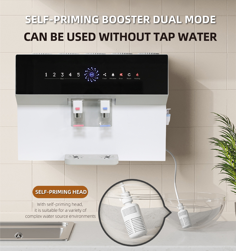 wall mounted water purifier at dispenser