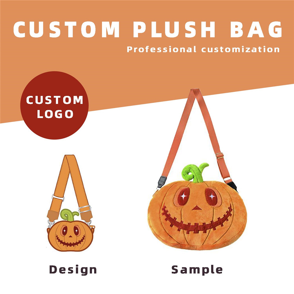 Factory Customized High Quality Plush Slanting Shoulder Bag Coin Purse Backpacks