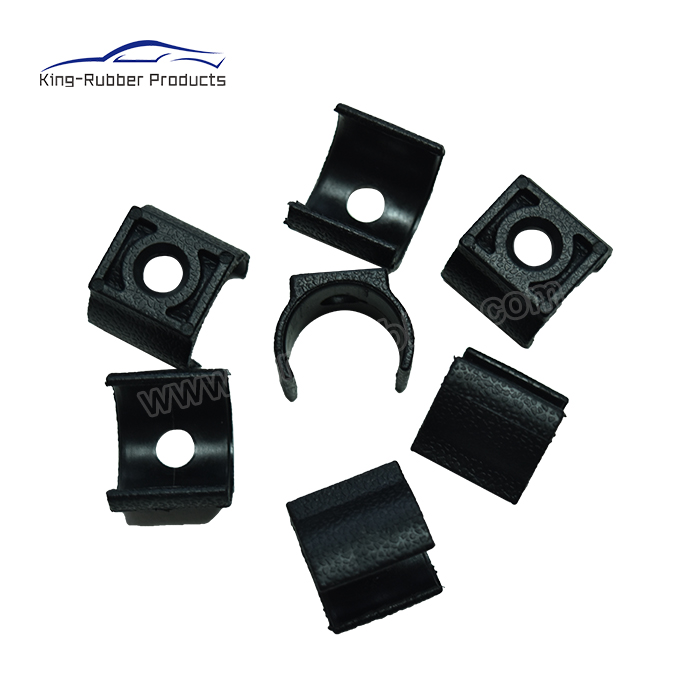 Special Design for High Precision Rubber Molded Parts -
 Plastic Pipe Fitting Clip  PVC Pipe Clamps Clips  - King Rubber