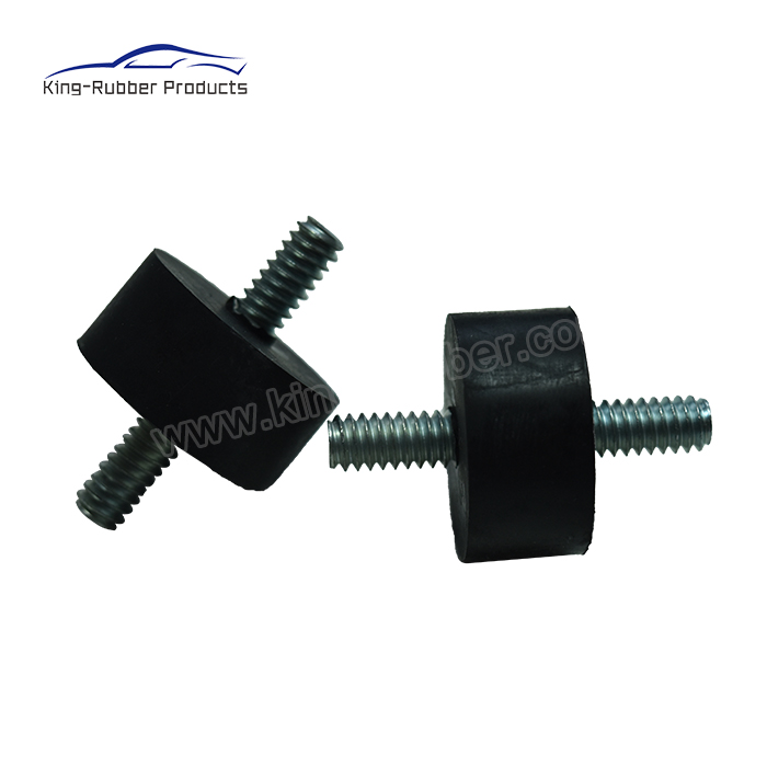 OEM/ODM Supplier Cnc Turned Aluminum Parts -
 Natural Rubber Anti Vibration Mounts/ Rubber Buffer Damper/rubber Shock Absorber with Male Thread - King Rubber