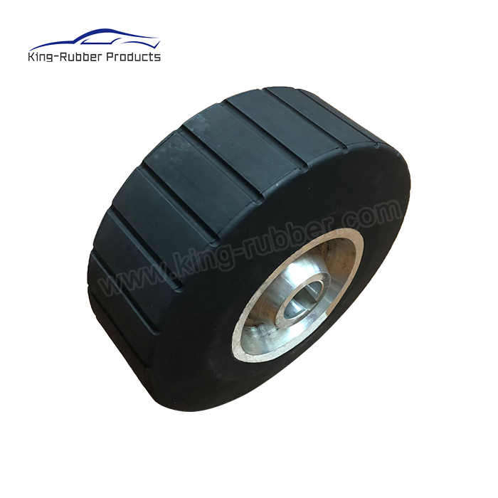 Hot-selling Rubber Silicone Stopper -
 Custom high friction rubber pinch roller,rubber pinch roll，wheel – King Rubber