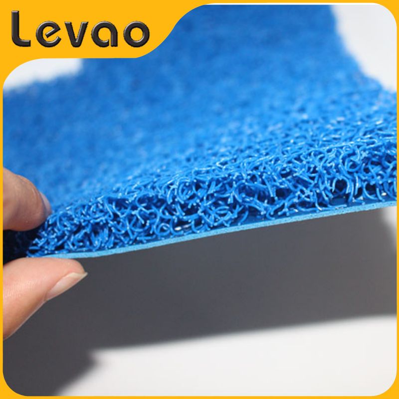 100% Pvc top quality solid Backing Strong glue environmental Plastic Vinyl cushion Coil spaghetti Mat in Rolls