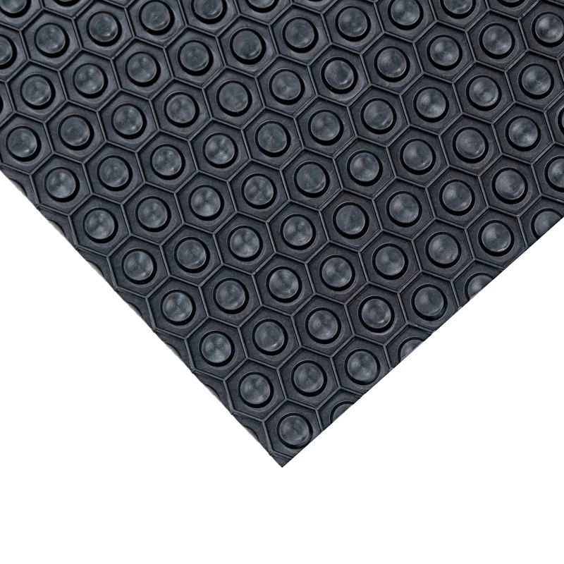 Anti slip button PVC matting vinly sheet rolls
