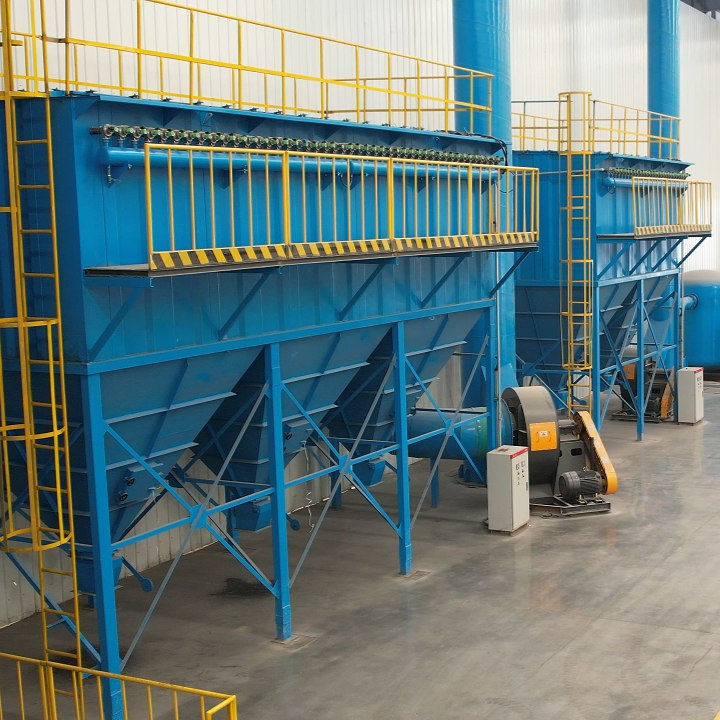 Pulse cleaning bag dust collector