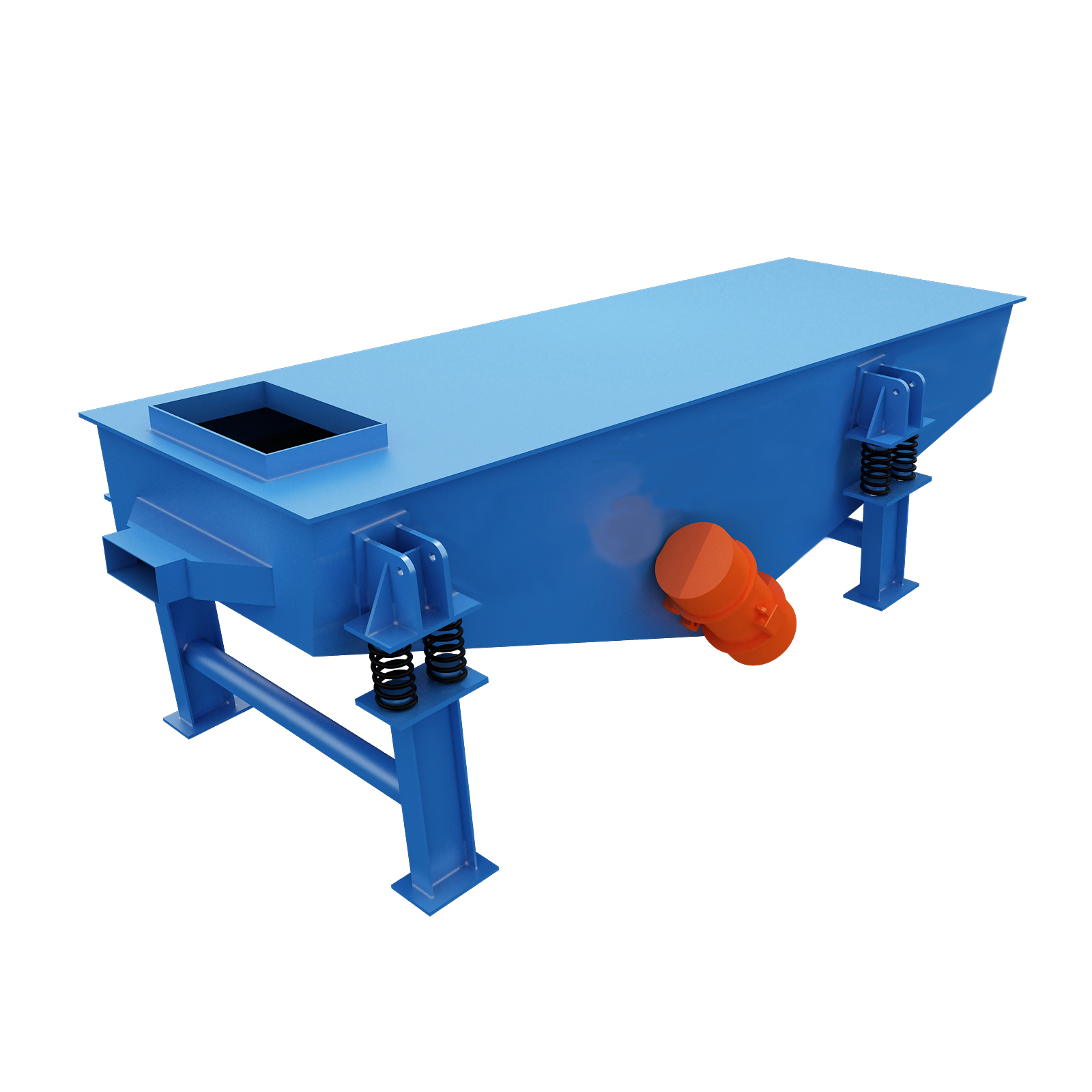 Lost mold casting equipment - Air cooled vibrating screening conveyor