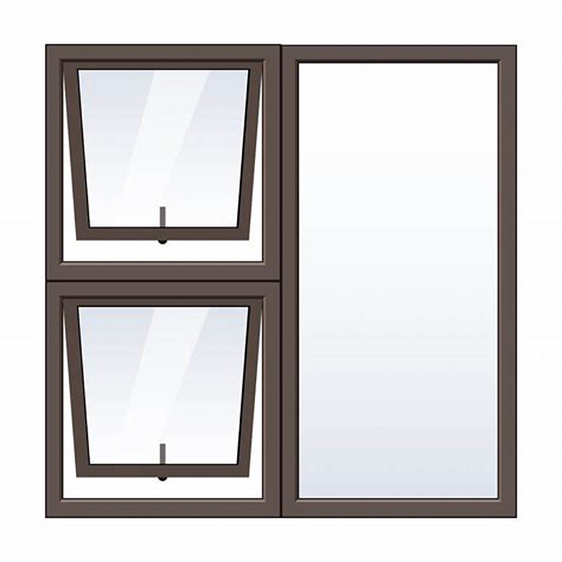 Finestre a battente in alluminio a taglio termico e finestre con anta ribalta