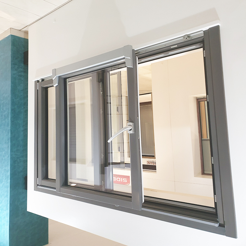 Schalldichtes Aluminiumrahmenprofil mit thermischer Trennung, doppelte Einstiegsschiebefenster aus gehärtetem Glas