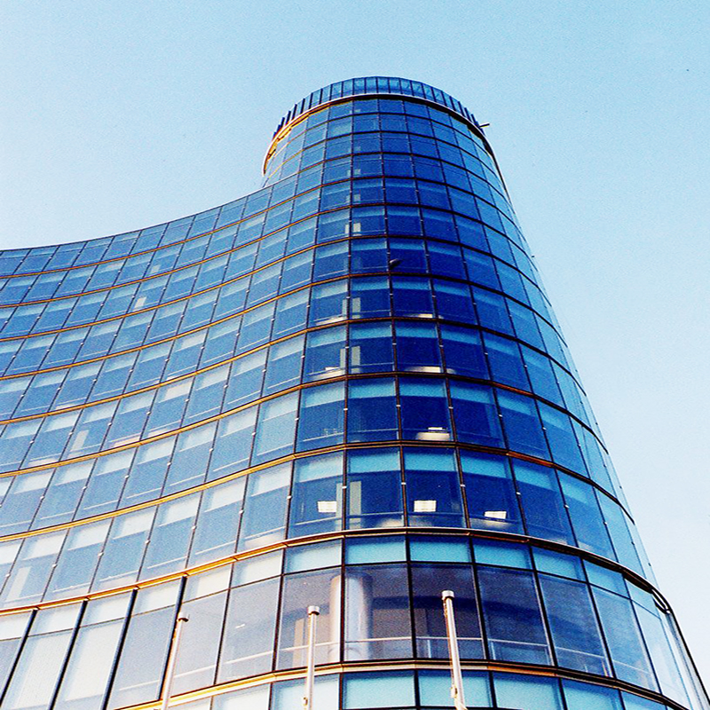 Unitized glazen vliesgevel gebruikt voor commerciële toren/kantoorgebouw/grote winkels/winkelcentra/hotels