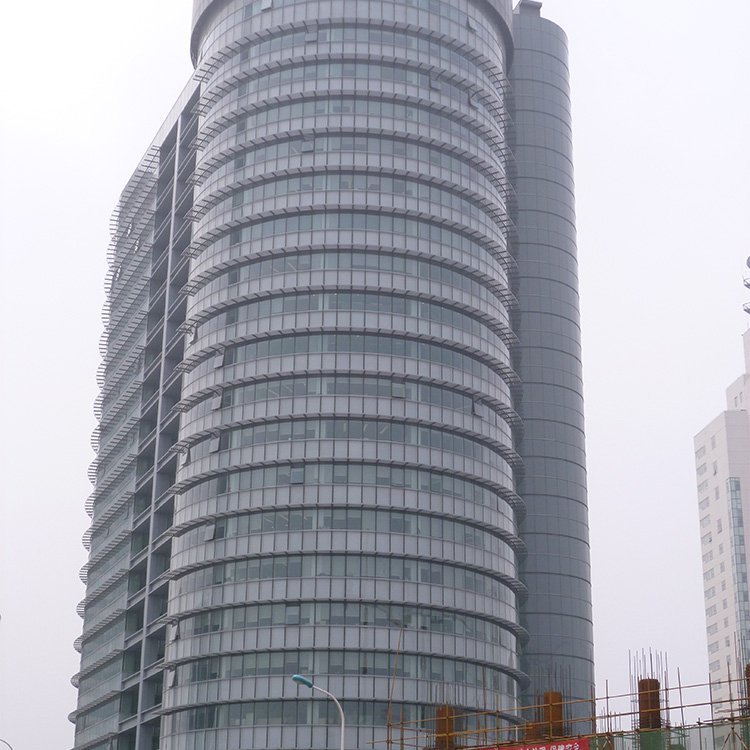 چینی سفارشی دیوار پرده ای - ساخت و ساز خارجی قاب آلومینیومی قاب شیشه ای کرتین وال - FIVE STEEL