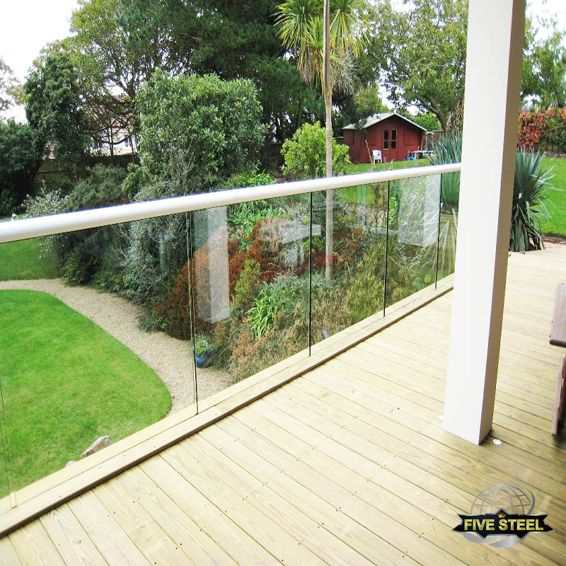 Low Price Stainless Stair Railings Stainless Steel Glass Balcony Railing