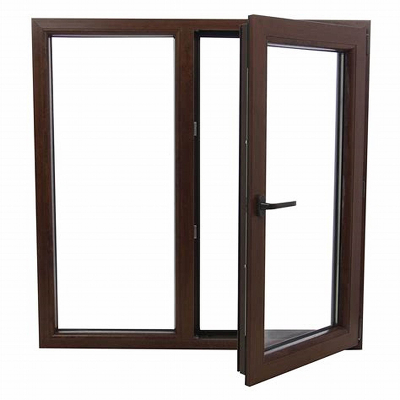 Doorwin 粉体塗装ガラス ドアと窓狭いフレーム二重強化ガラスエネルギー効率の良いアルミニウム開き窓