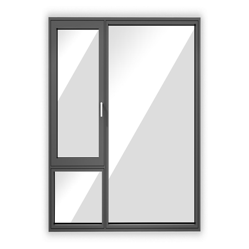 نافذة ألمنيوم منزلقة مخصصة مقاومة للصدمات ونوافذ وأبواب زجاجية منزلقة للمنزل