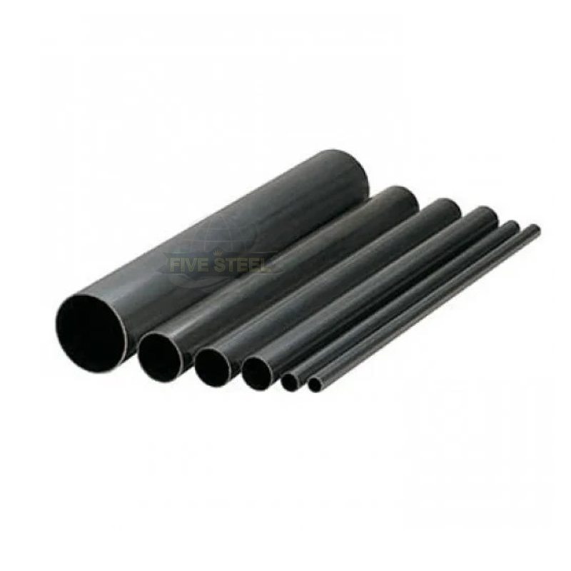 DN50mm sch40 black welded round steel pipe for construction