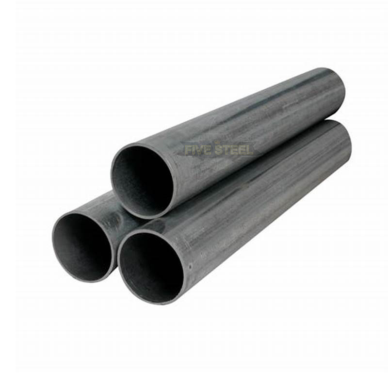 Tubo in acciaio tondo saldato nero sch40 con diametro esterno di 101,6 mm