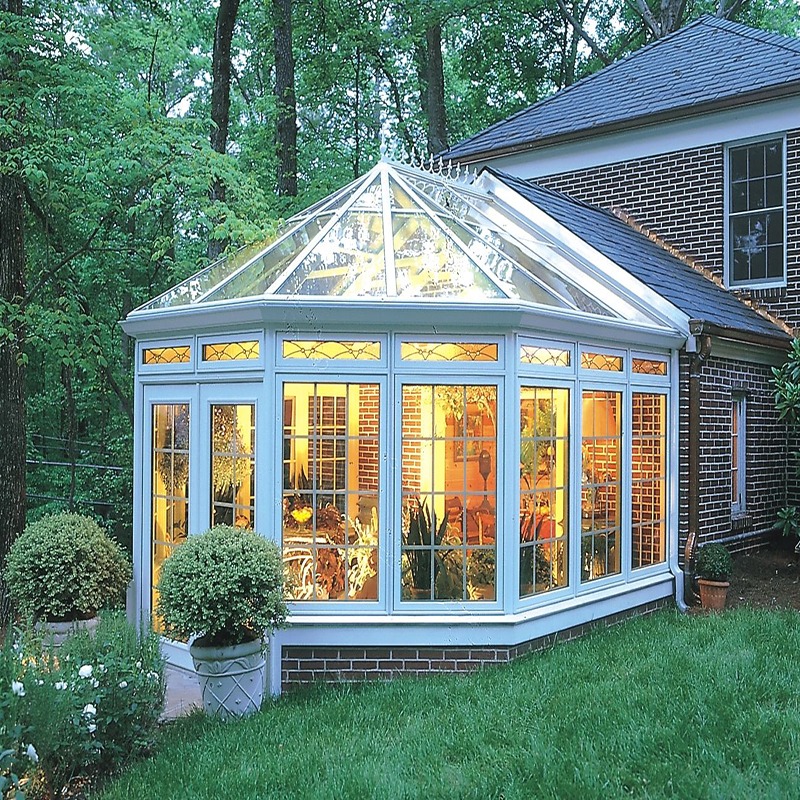Vari pannelli per tetto in vetro di lusso personalizzati per veranda