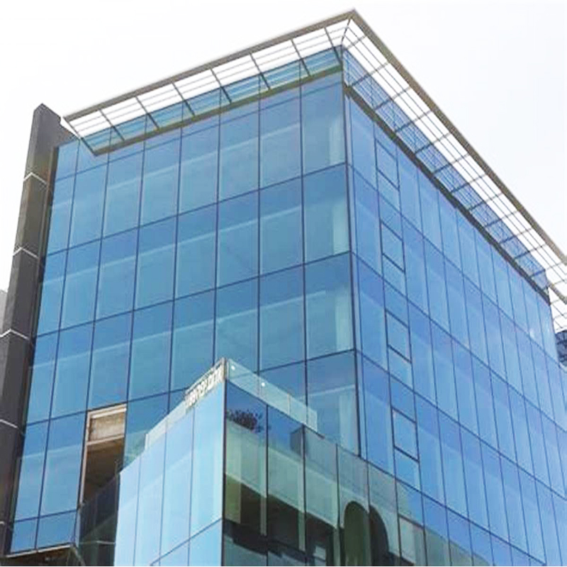 Eposed Frame Curtain Wall Window Price Unitized System Aluminum Glass Curtain...