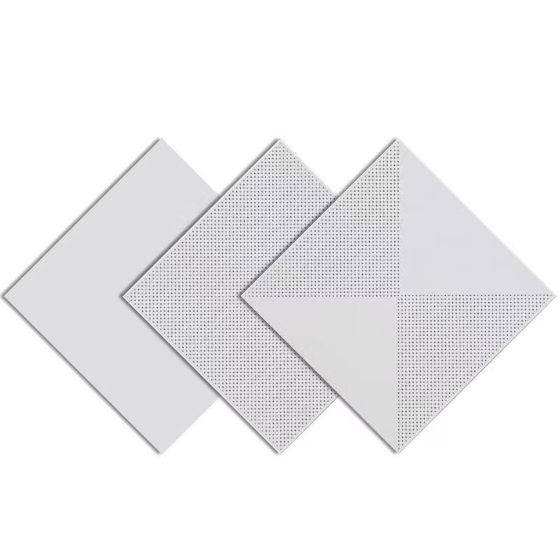 Fire Resistant Moisture-Proof Integrated Aluminium Decorative Panels Square Metal Suspended Ceiling