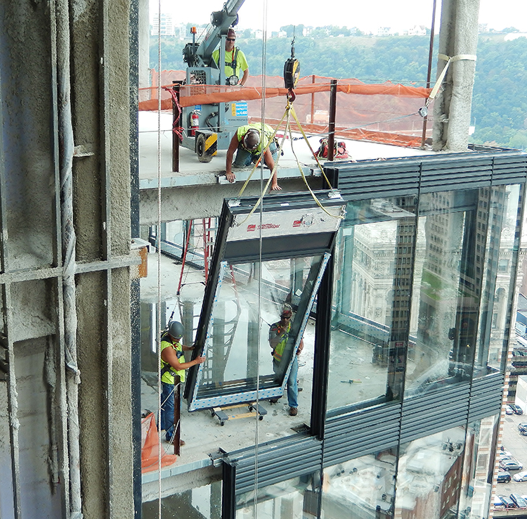 Problems in curtain wall energy-saving construction