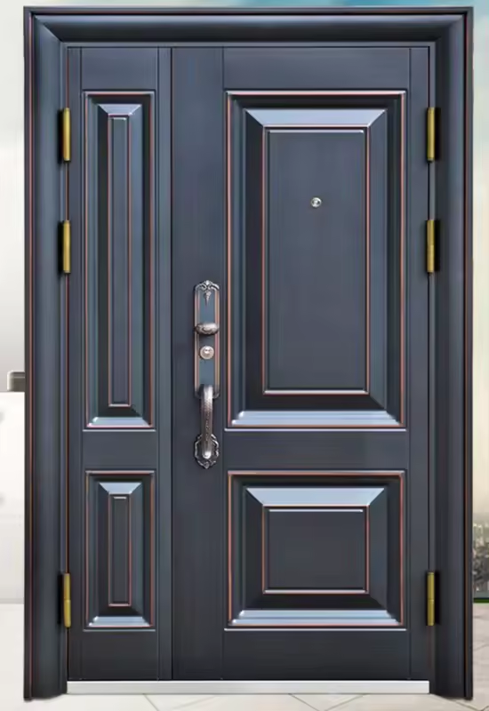 Steel Doors Security Exterior Front Metal Modern Exterior Security Steel Doors