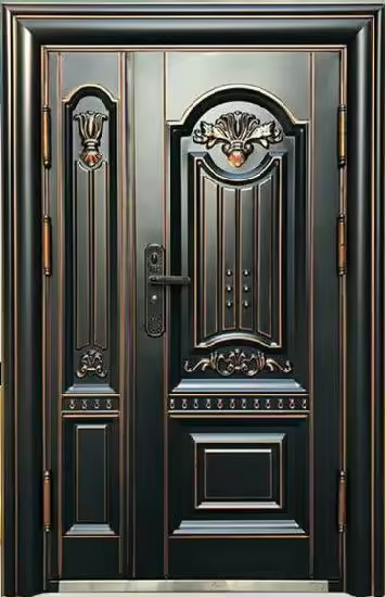 Safety Door Steel Doors Security Exterior Front Metal Modern Exterior Securit...