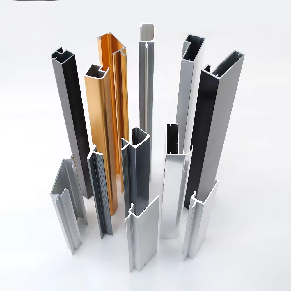 6000 series different shape Customized profiles aluminum, aluminum extruded p...