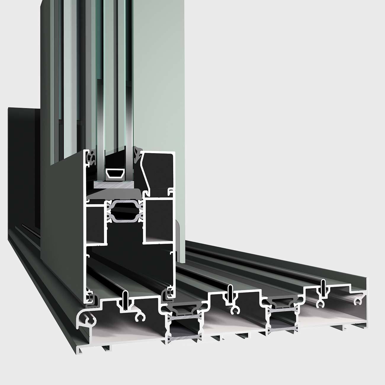 Modern Design Windows & Doors Aluminum Profiles Aluminium Extrusion Profiles ...