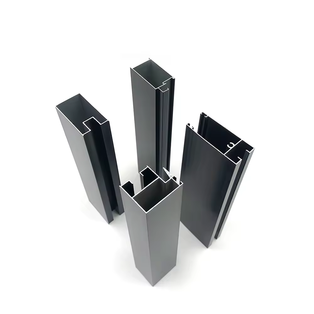 Perfis de alumínio para caixilhos de portas de janelas para construção exterior