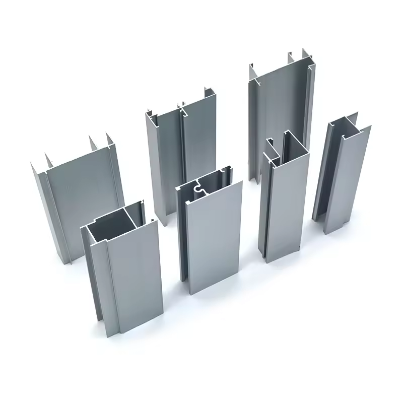 Perfil de alumínio de cinco aços para janelas e portas de alumínio